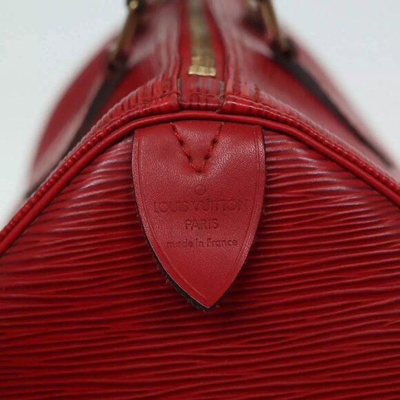 LOUIS VUITTON Epi Speedy 35 Hand Bag Castilian Re - Picture 5 of 16